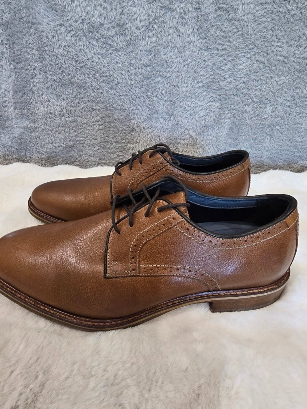 Johnston & Murphy Men's XC Flex Raleigh Plain Toe Oxford Shoes Size 12 NEW